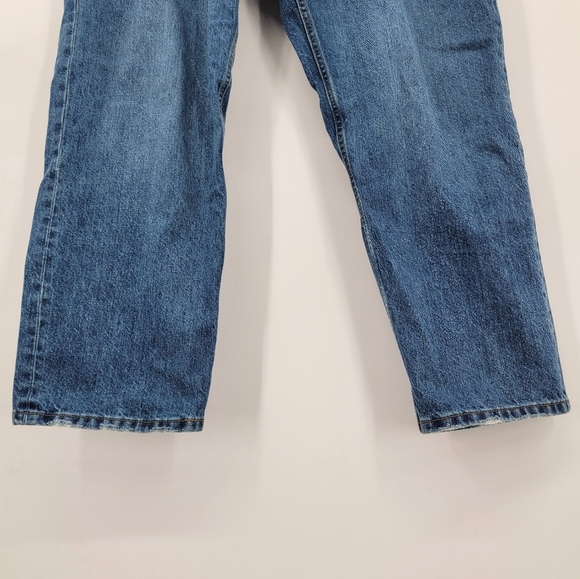 Everlane The Relaxed Straight Fit Jeans Size 33 Blue 100% Organic Cotton Denim - Picture 6 of 16